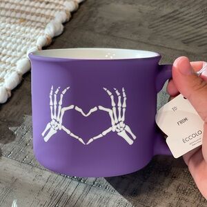 SKELETON HEART PURPLE SOFT TOUCH MUG TIKTOK AND VIRAL